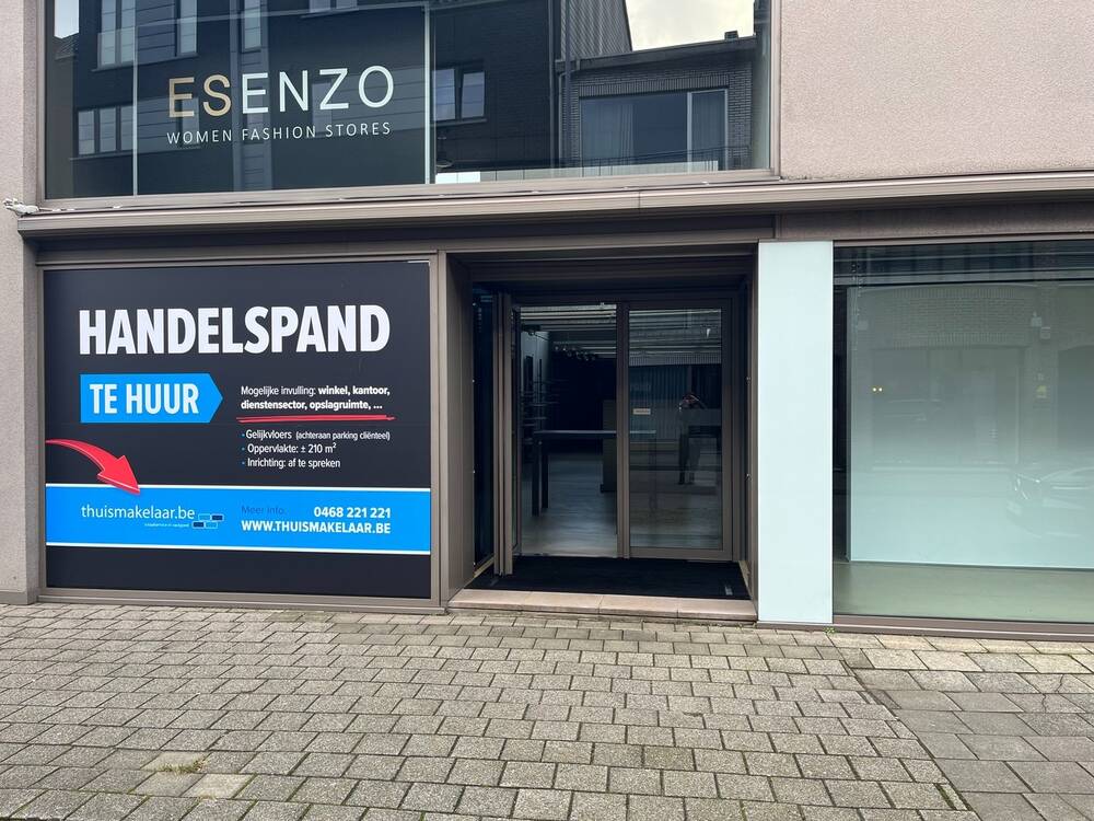 Handelszaak te huur in Meerhout 2450 1600.00€ slaapkamers 210.00m² - Zoekertje 11287