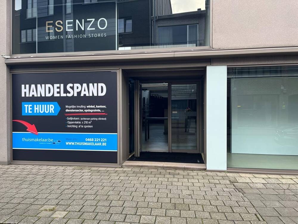 Handelszaak te  huur in Meerhout 2450 1600.00€  slaapkamers 210.00m² - Zoekertje 11287