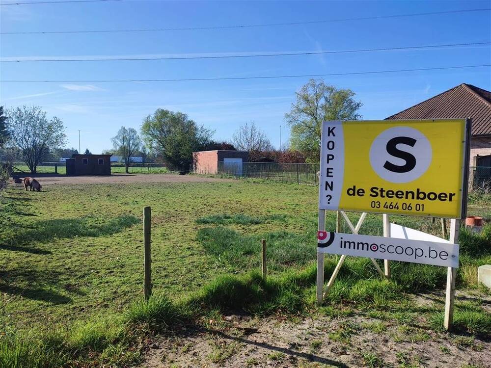 Grond te  koop in Zandhoven 2240 168000.00€  slaapkamers m² - Zoekertje 15613