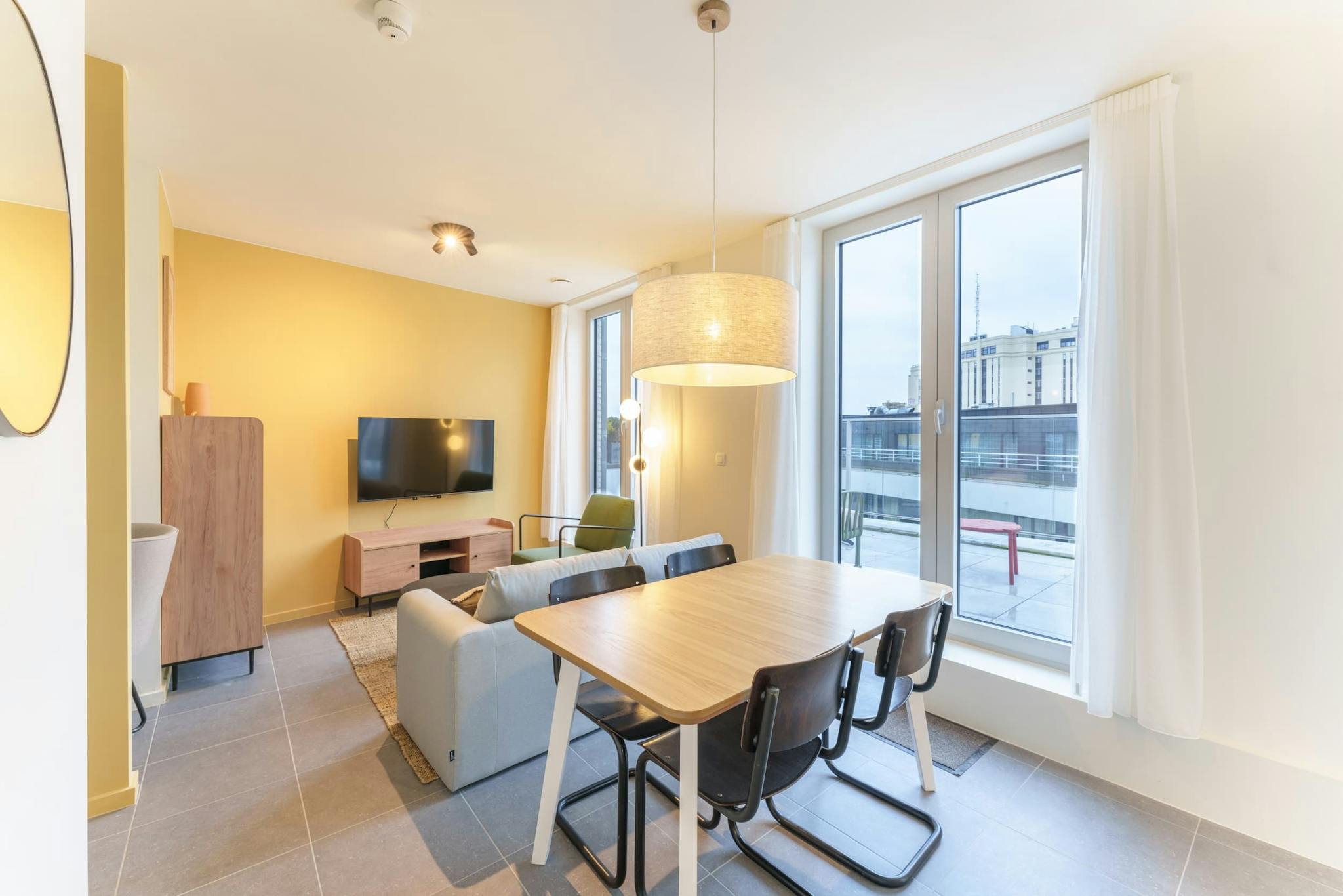 Appartement te  huur in Antwerpen 2018 1240.00€ 1 slaapkamers 58.00m² - Zoekertje 1260503