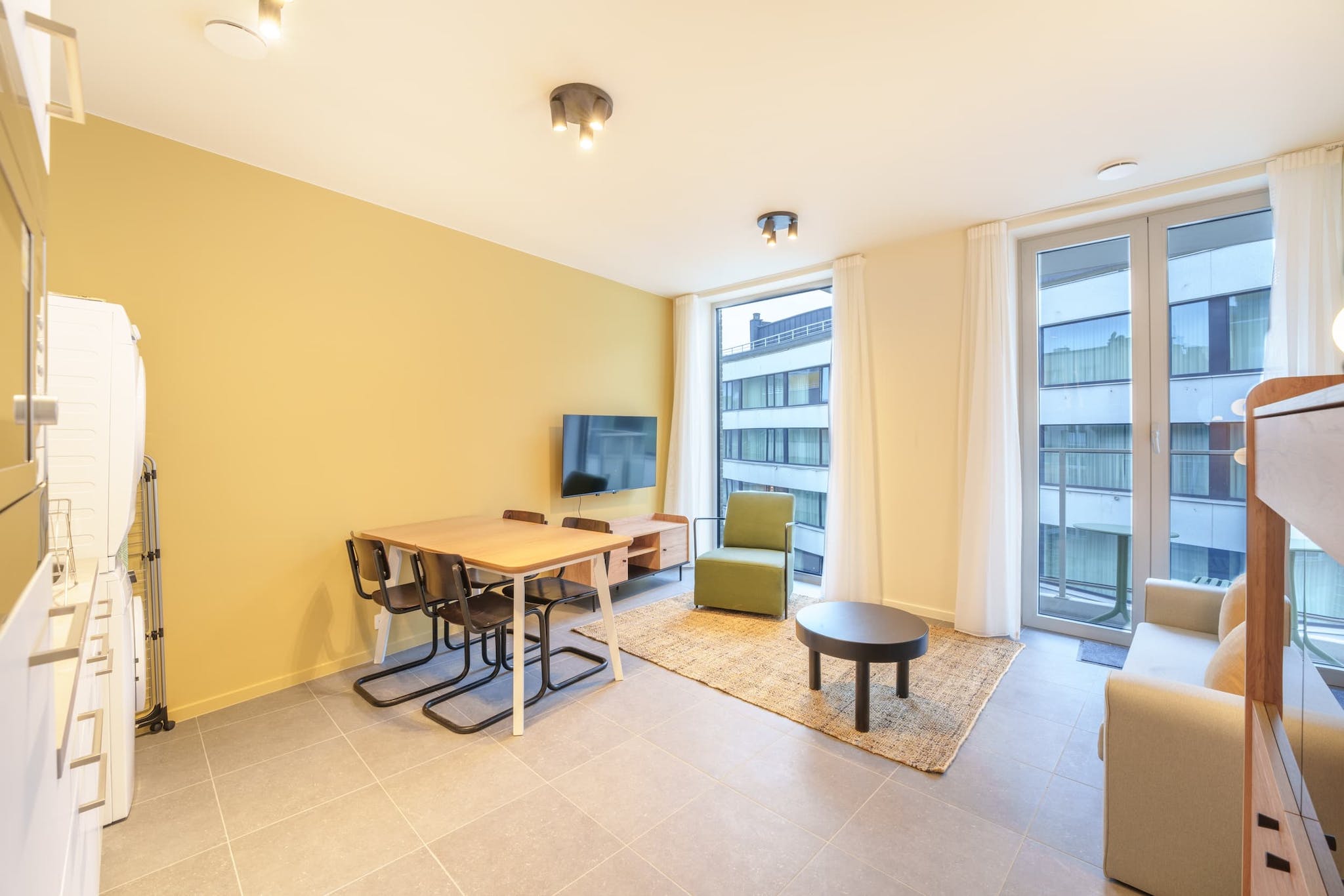 Appartement te  huur in Antwerpen 2018 1240.00€ 1 slaapkamers 58.00m² - Zoekertje 1260505