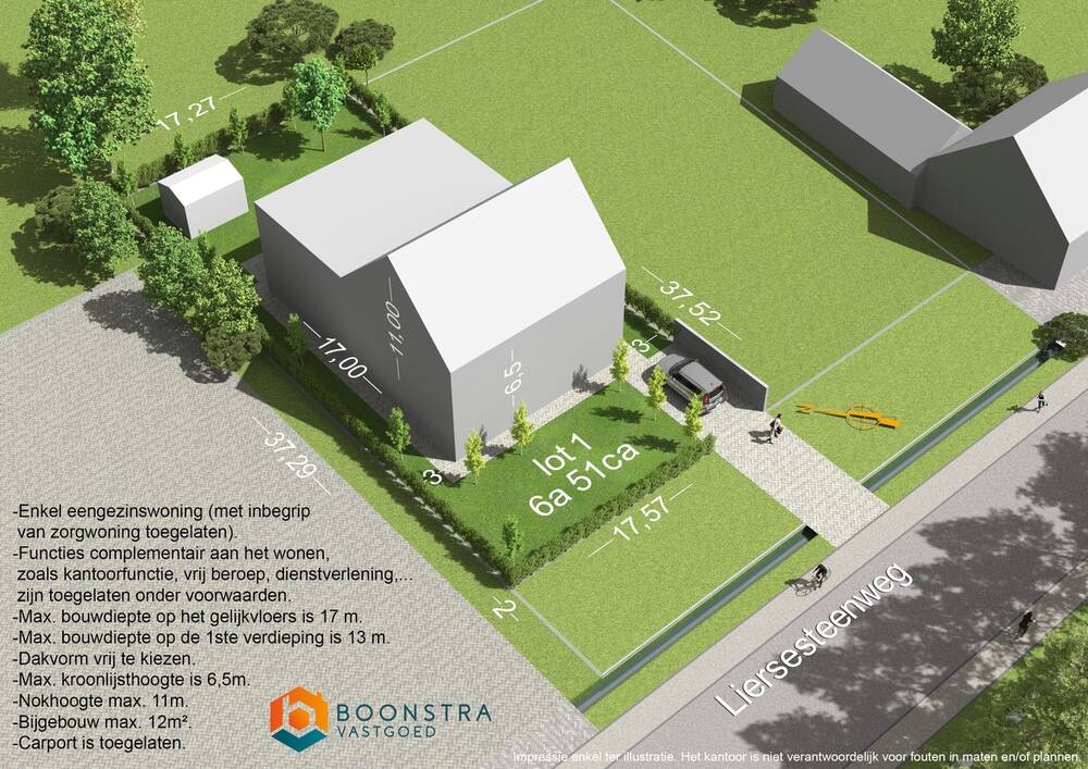 Grond te  koop in Heist-op-den-Berg 2220 152500.00€  slaapkamers m² - Zoekertje 60747