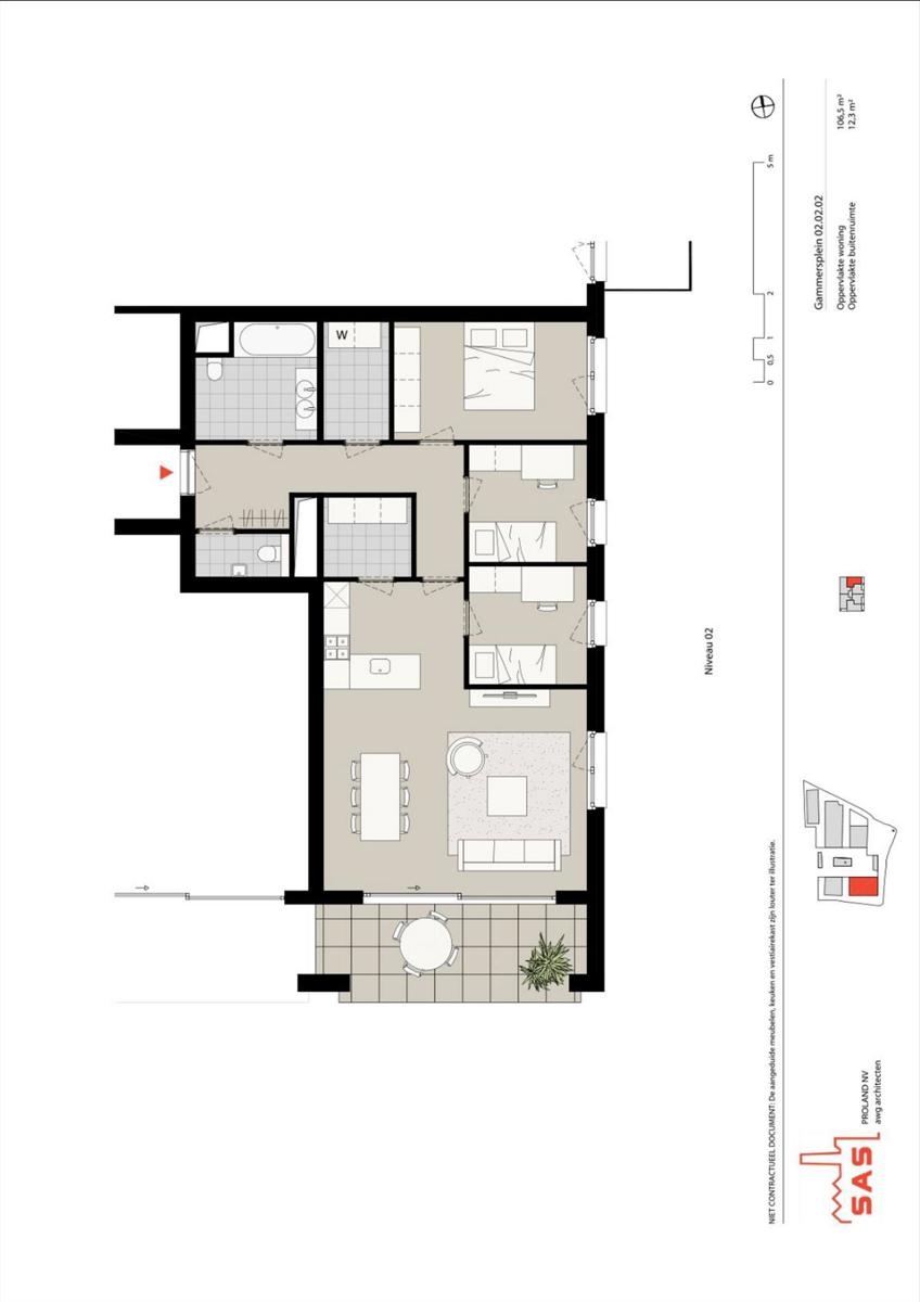 Appartement te koop in Rijkevorsel 2310 385000.00€ 3 slaapkamers 106.50m² - Zoekertje 264403