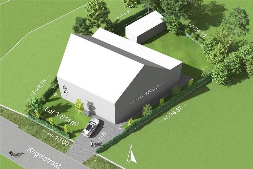 Grond te  koop in Berlaar 2590 235000.00€  slaapkamers m² - Zoekertje 337219