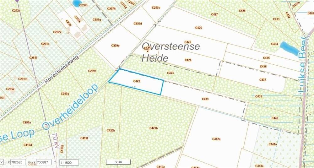 Grond te koop in Meerhout 2450 30000.00€ slaapkamers m² - Zoekertje 427719