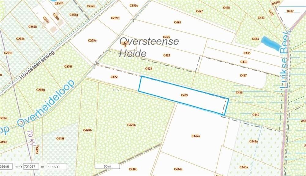 Grond te koop in Meerhout 2450 50000.00€ slaapkamers m² - Zoekertje 428999