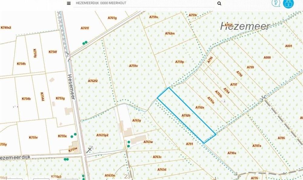 Grond te koop in Meerhout 2450 30000.00€ slaapkamers m² - Zoekertje 428378