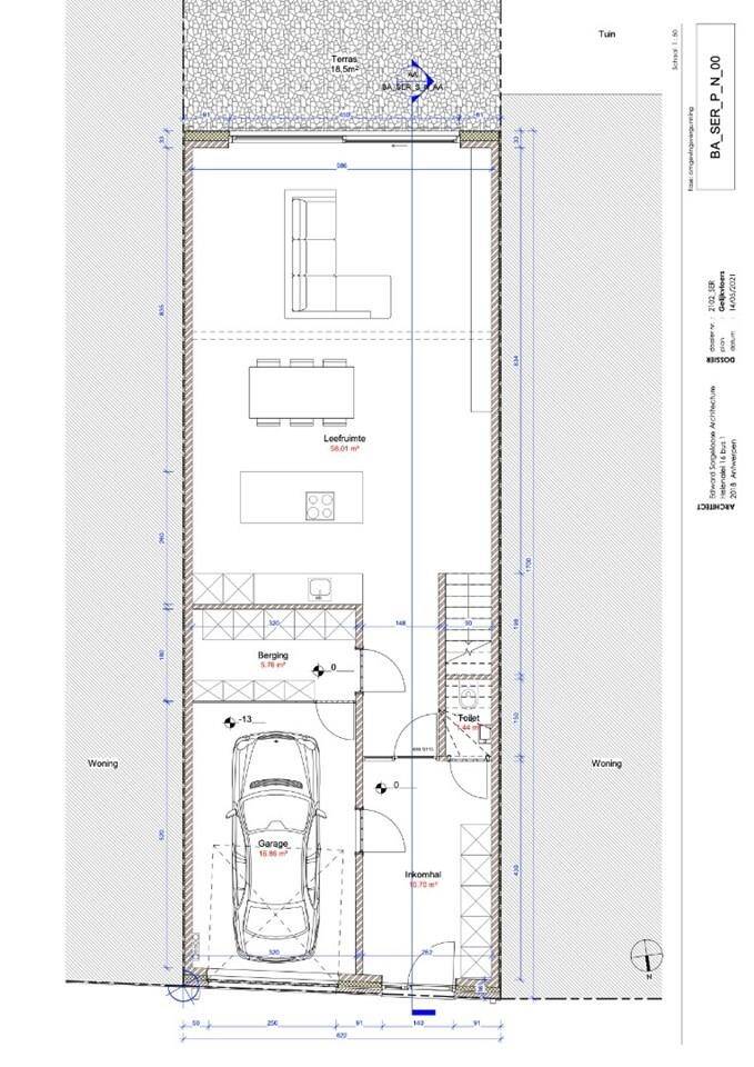 Grond te koop in Niel 2845 155000.00€ slaapkamers m² - Zoekertje 428281