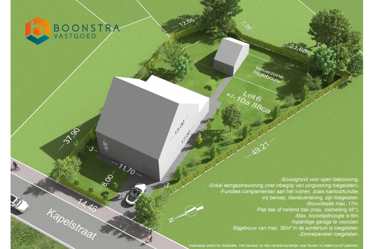 Grond te  koop in Beerzel 2580 289000.00€  slaapkamers m² - Zoekertje 455491