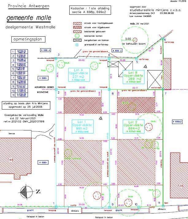 Grond te  koop in Westmalle 2390 229000.00€  slaapkamers m² - Zoekertje 474944