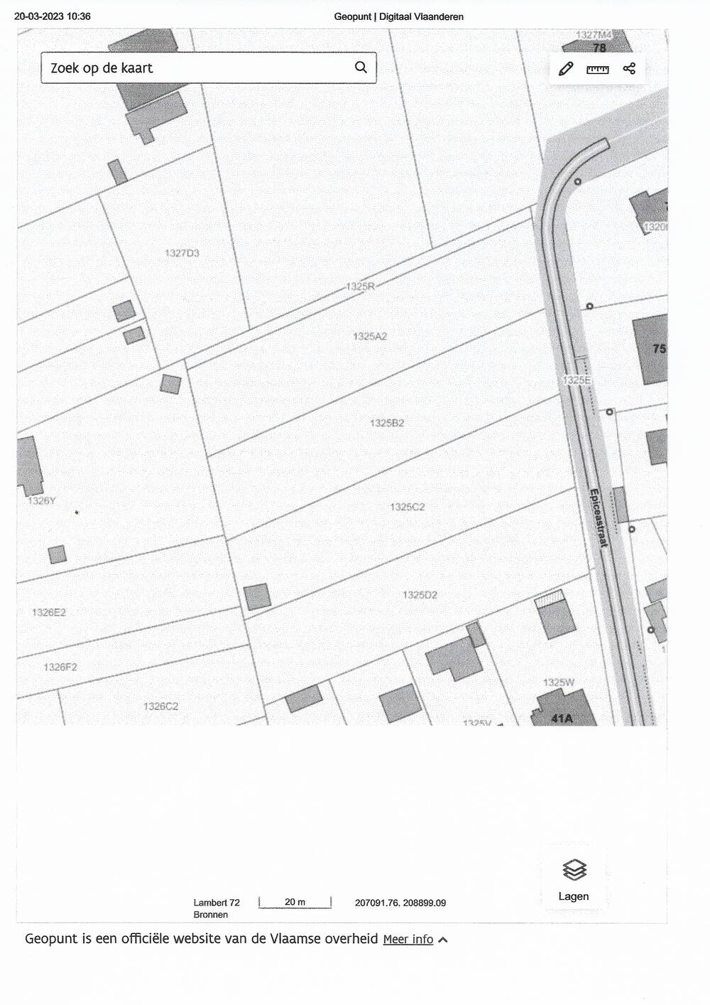Grond te koop in Mol 2400 71000.00€ slaapkamers m² - Zoekertje 486391