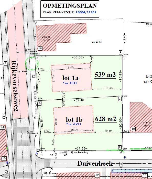Grond te koop in Beerse 2340 175000.00€ slaapkamers m² - Zoekertje 501829