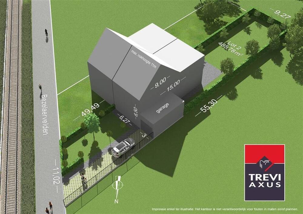 Grond te  koop in Blaasveld 2830 170000.00€  slaapkamers m² - Zoekertje 499167
