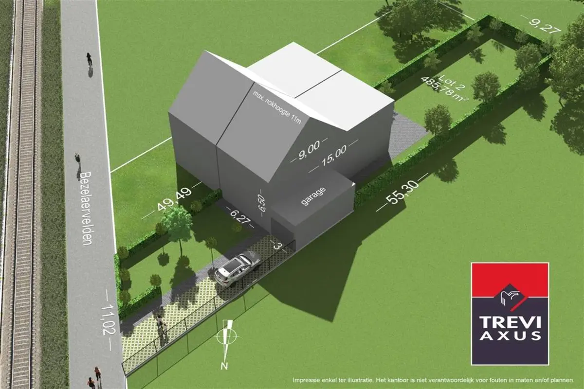 Grond te  koop in Blaasveld 2830 155000.00€  slaapkamers m² - Zoekertje 499167