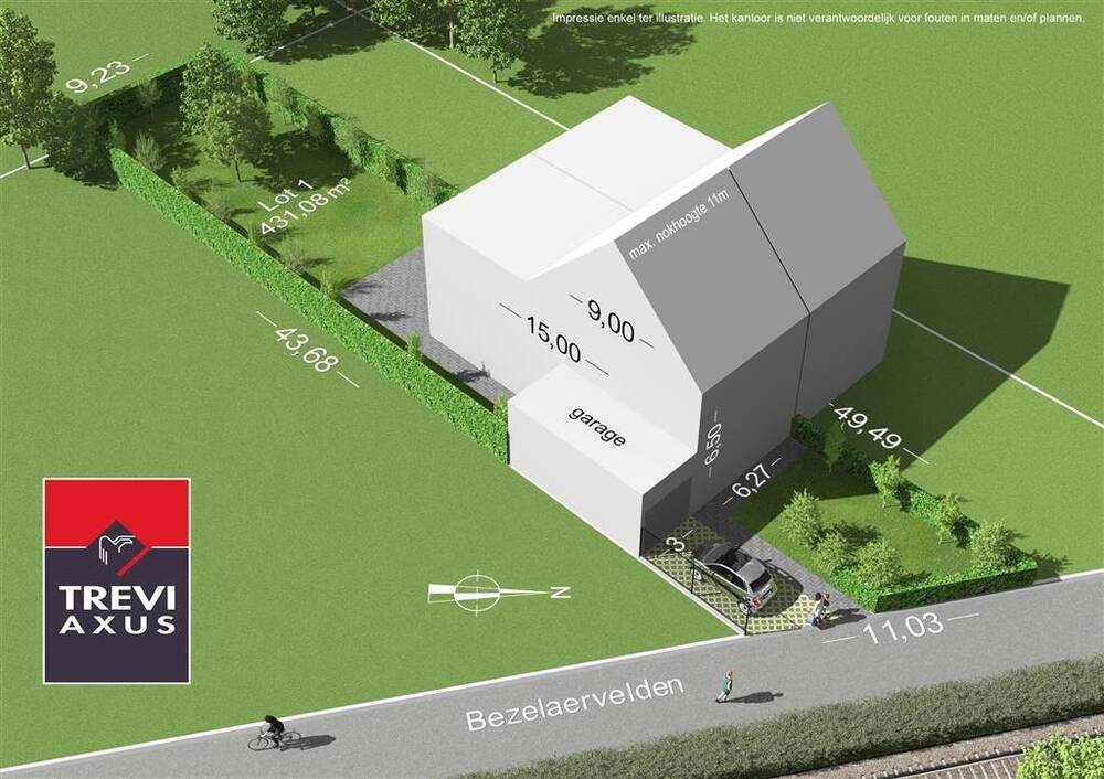 Grond te koop in Blaasveld 2830 165000.00€ slaapkamers m² - Zoekertje 499166