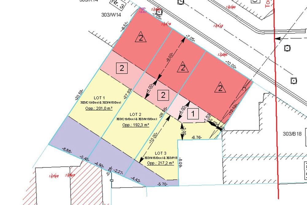 Grond te koop in Hemiksem 2620 205000.00€ slaapkamers m² - Zoekertje 554241