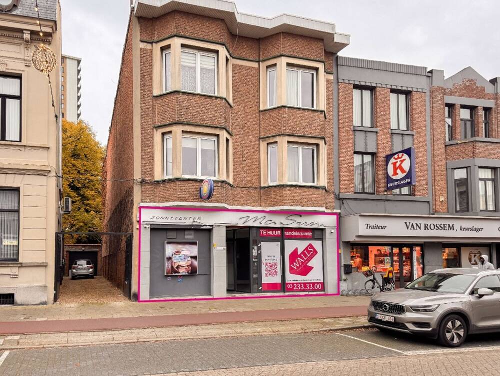 Handelszaak te huur in Wilrijk 2610 1300.00€ slaapkamers 95.00m² - Zoekertje 559176