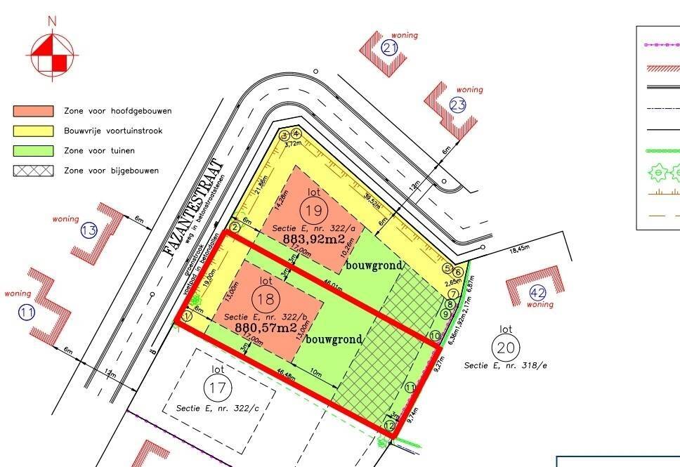Grond te koop in Lille 2275 225000.00€ slaapkamers m² - Zoekertje 563365