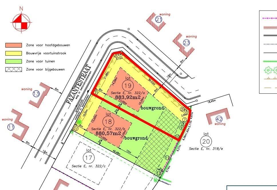 Grond te koop in Lille 2275 225000.00€ slaapkamers m² - Zoekertje 563366