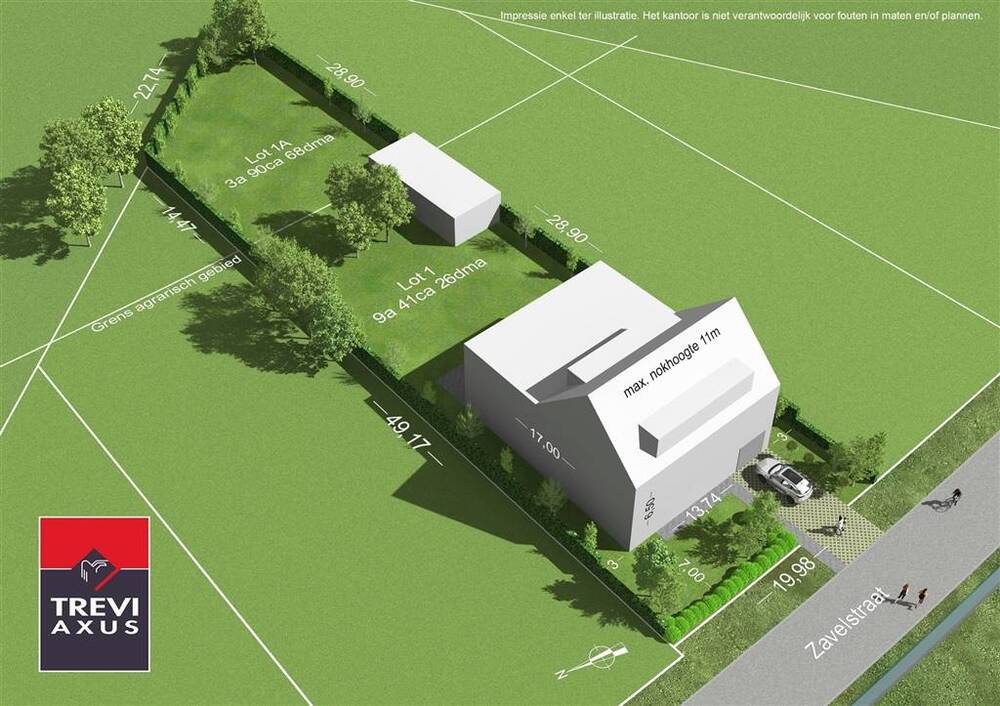 Grond te koop in Breendonk 2870 289000.00€ slaapkamers m² - Zoekertje 566896