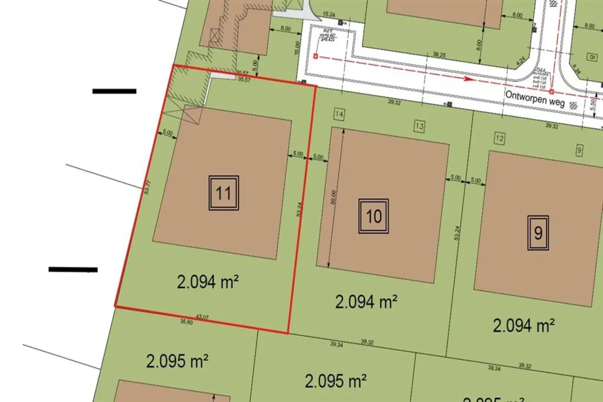 Grond te  koop in Pulle 2243 379000.00€  slaapkamers m² - Zoekertje 602107