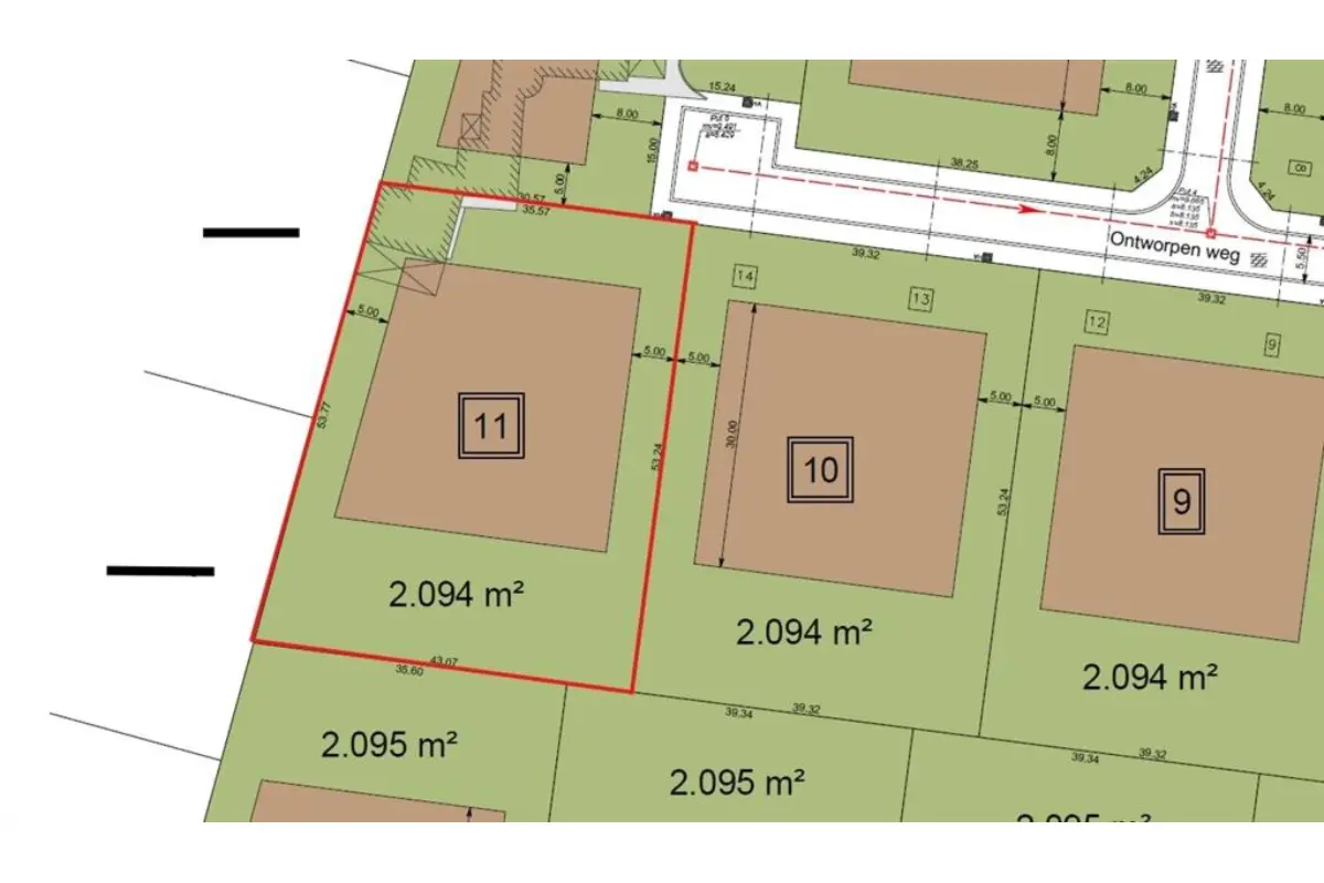 Grond te  koop in Pulle 2243 379000.00€  slaapkamers m² - Zoekertje 602107