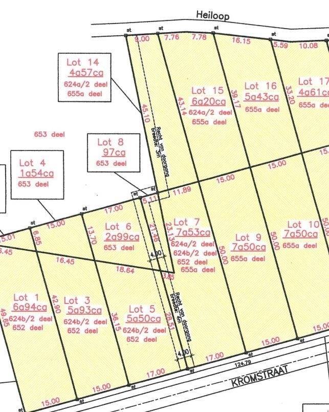 Grond te  koop in Olmen 2491 200000.00€  slaapkamers m² - Zoekertje 602166