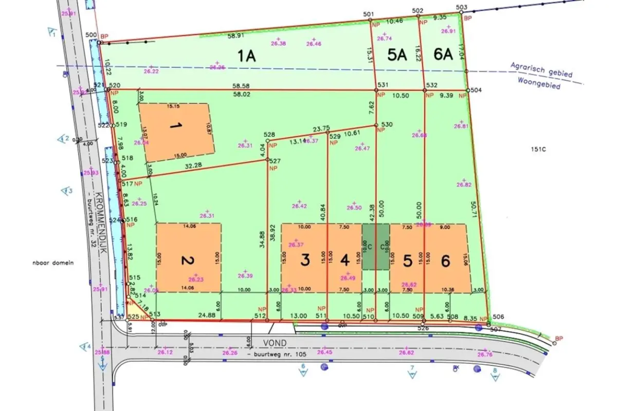 Grond te  koop in Poppel 2382 1295000.00€  slaapkamers m² - Zoekertje 614304