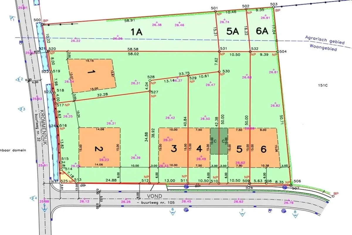 Grond te  koop in Poppel 2382 1295000.00€  slaapkamers m² - Zoekertje 614304