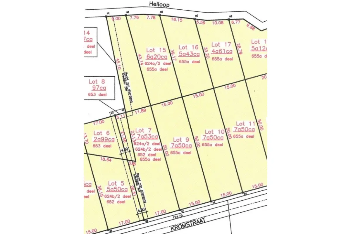 Grond te  koop in Olmen 2491 239000.00€  slaapkamers m² - Zoekertje 627280