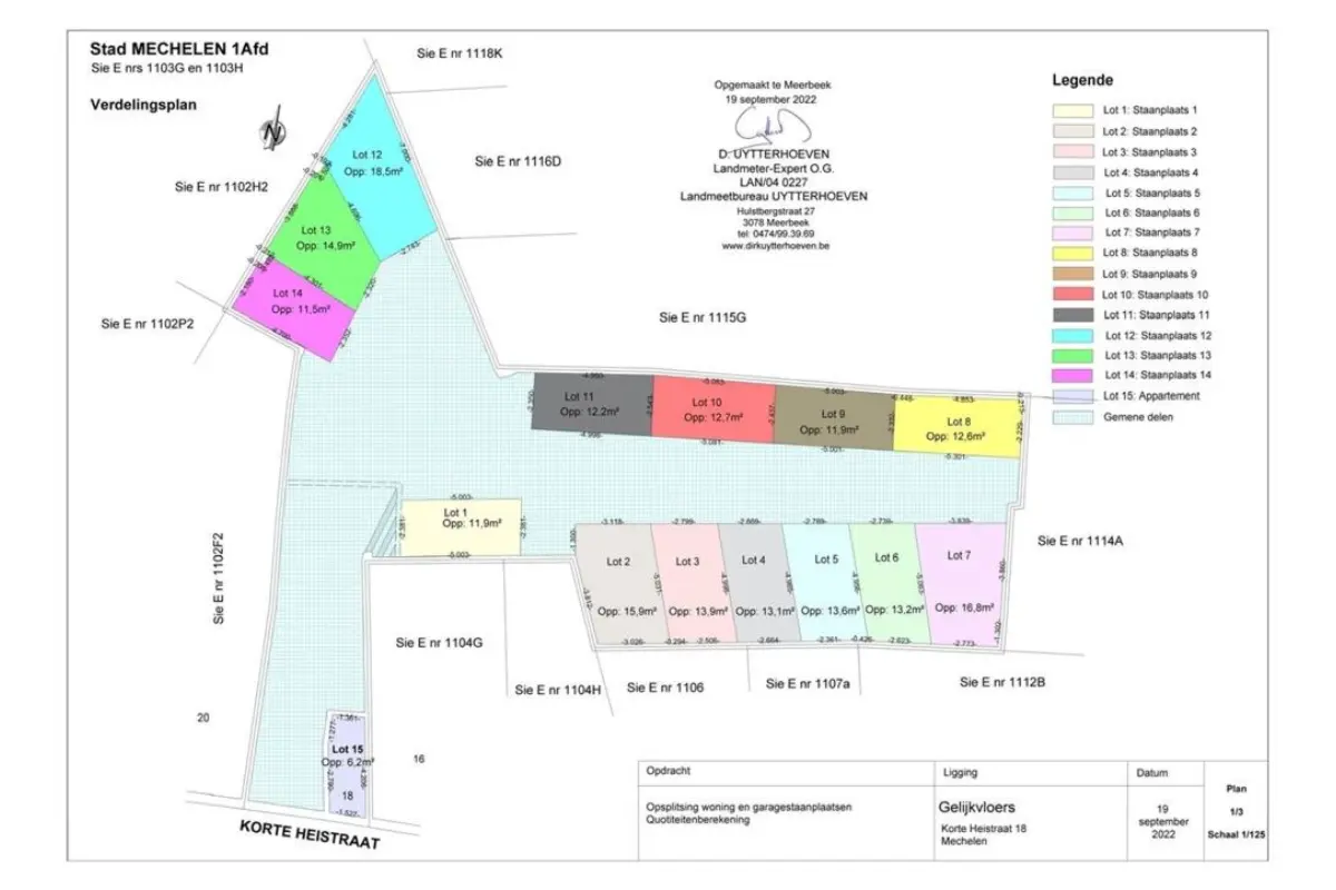 Parking & garage te  koop in Mechelen 2800 434000.00€  slaapkamers m² - Zoekertje 668274