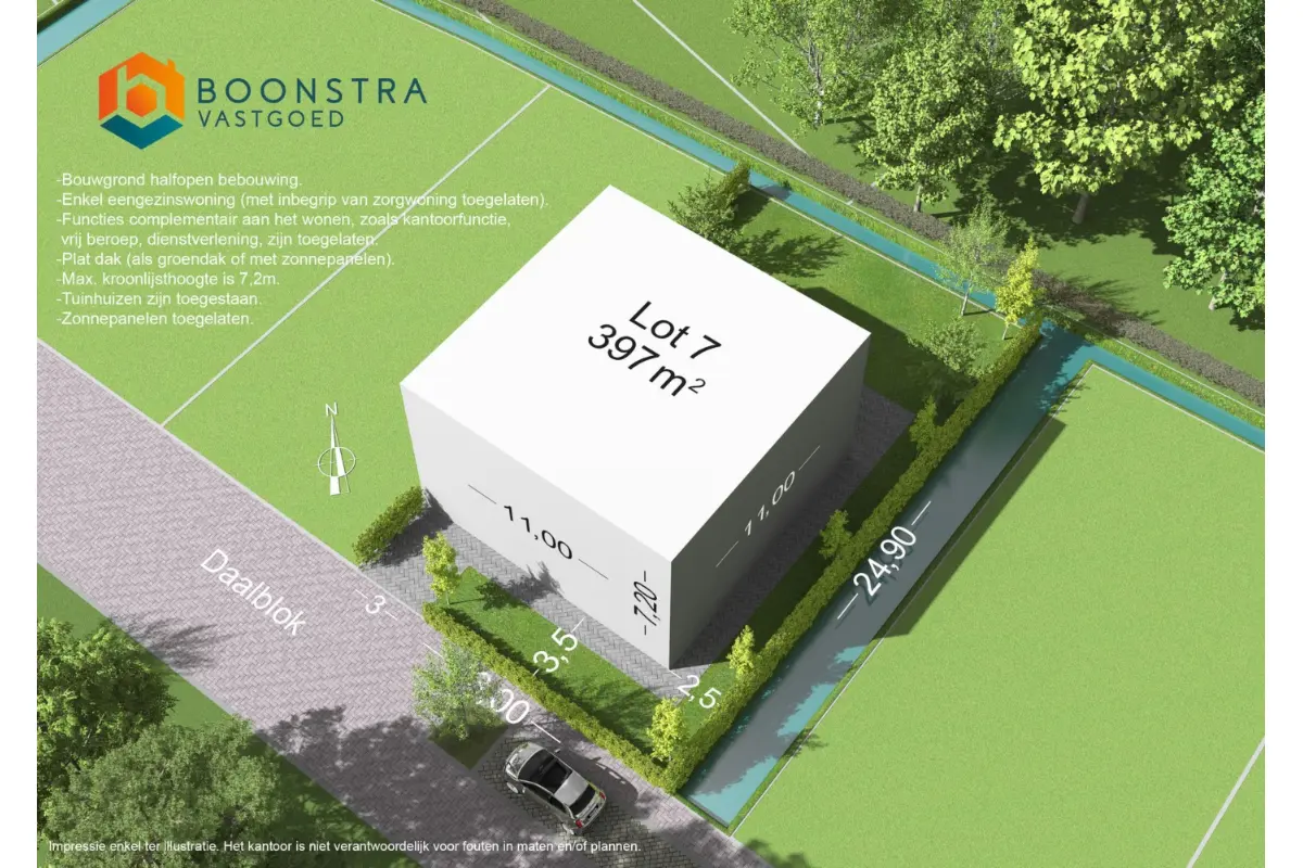 Bouwgrond te  koop in Wilrijk 2610 300000.00€  slaapkamers m² - Zoekertje 678433