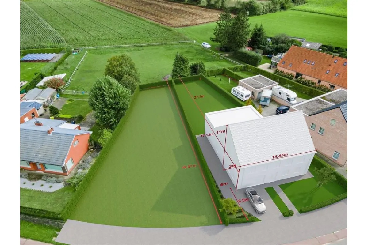 Grond te  koop in Vlimmeren 2340 229900.00€  slaapkamers m² - Zoekertje 683466