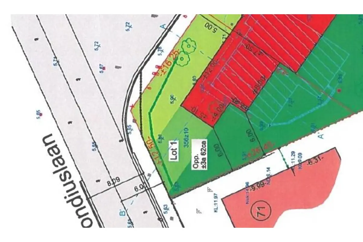 Grond te  koop in Duffel 2570 184000.00€  slaapkamers m² - Zoekertje 687474