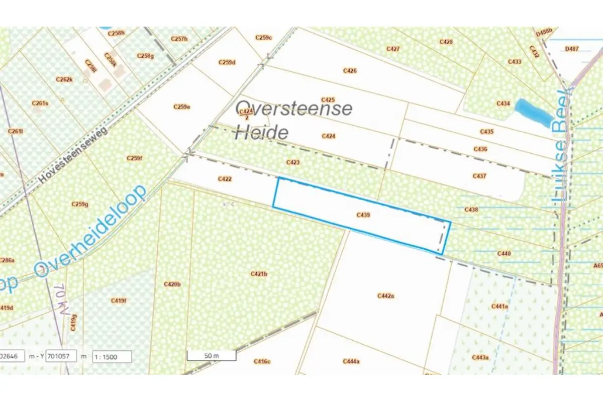 Niet bebouwbare grond te  koop in Meerhout 2450 44000.00€  slaapkamers m² - Zoekertje 753396