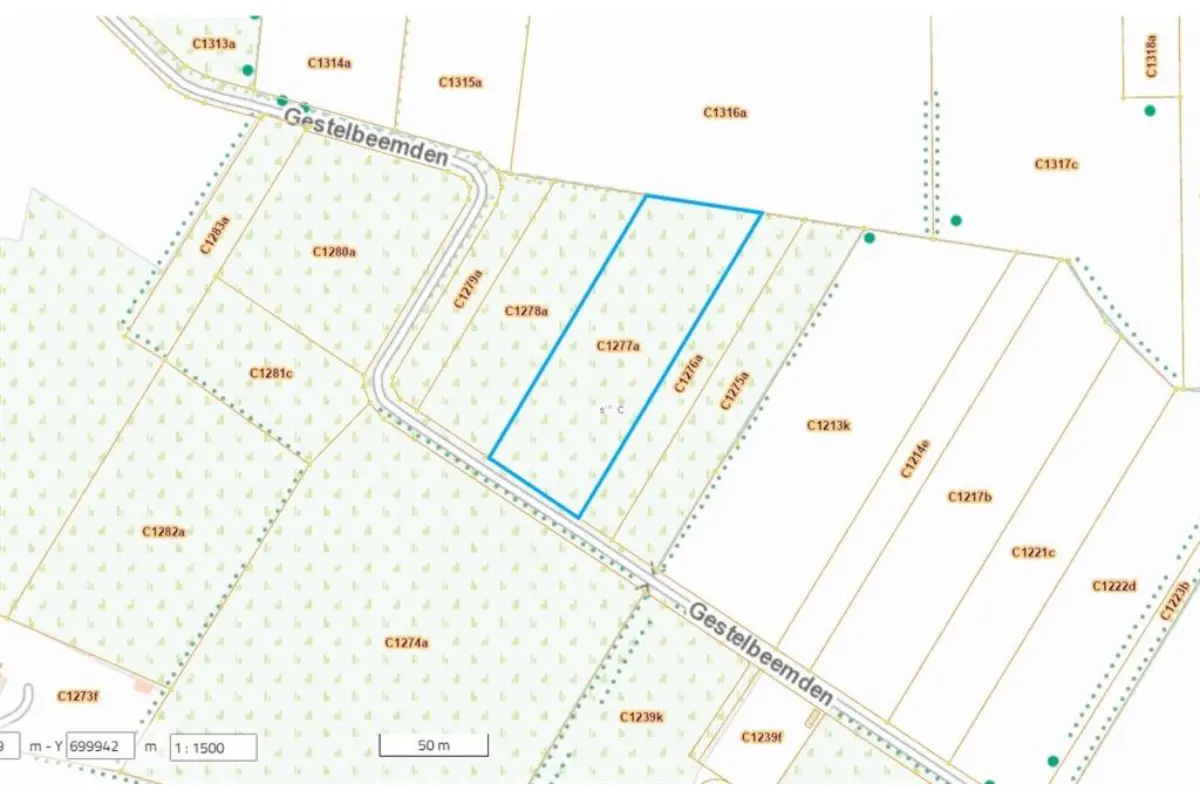Niet bebouwbare grond te  koop in Meerhout 2450 60000.00€  slaapkamers m² - Zoekertje 753399