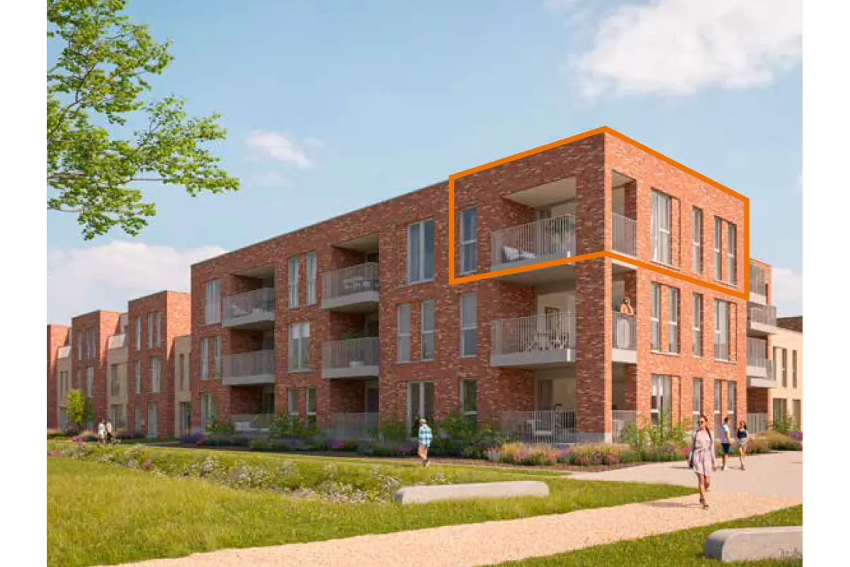 Penthouse te  koop in Wijnegem 2110 399149.00€ 2 slaapkamers 103.26m² - Zoekertje 798720