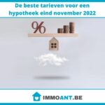 De beste tarieven voor een hypotheek eind november 2022
