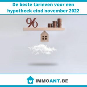 De beste tarieven voor een hypotheek eind november 2022